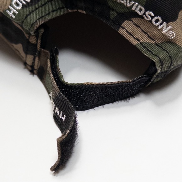 Harley Davidson Honolulu Camo Cap Adjustable Strap Aloha Hawaii Men - Picture 13 of 13